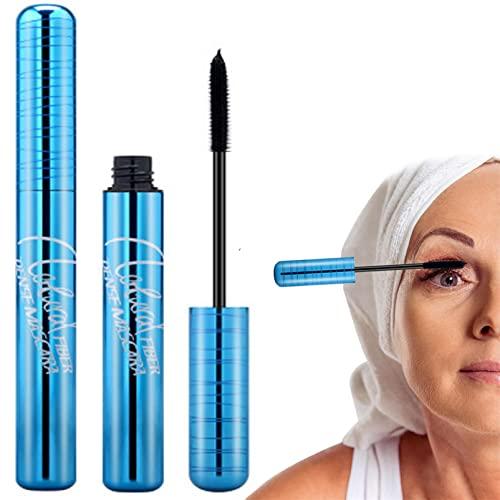Esissenils Mascara for Older Women, Mascara for Seniors with Thinning Lashes Waterproof Mascara Black Volume and Length, Hypoallergenic Mascara for Sensitive Eyes for Mature Women (1 Pack)