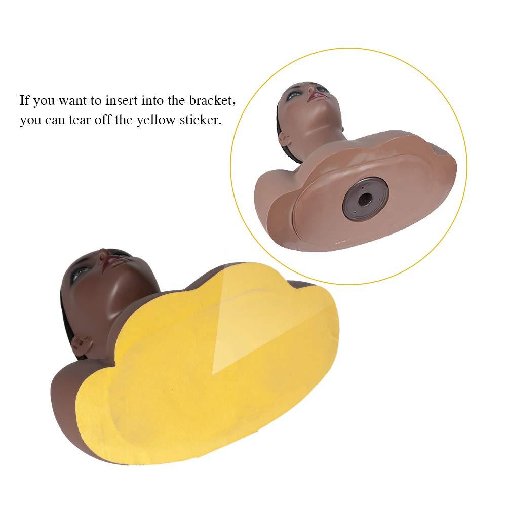 JINGFA JINGFA Mannequins Realistic Female Mannequin Head with Shoulder Display Manikin Head Bust for Wigs,Makeup,Beauty Accessories