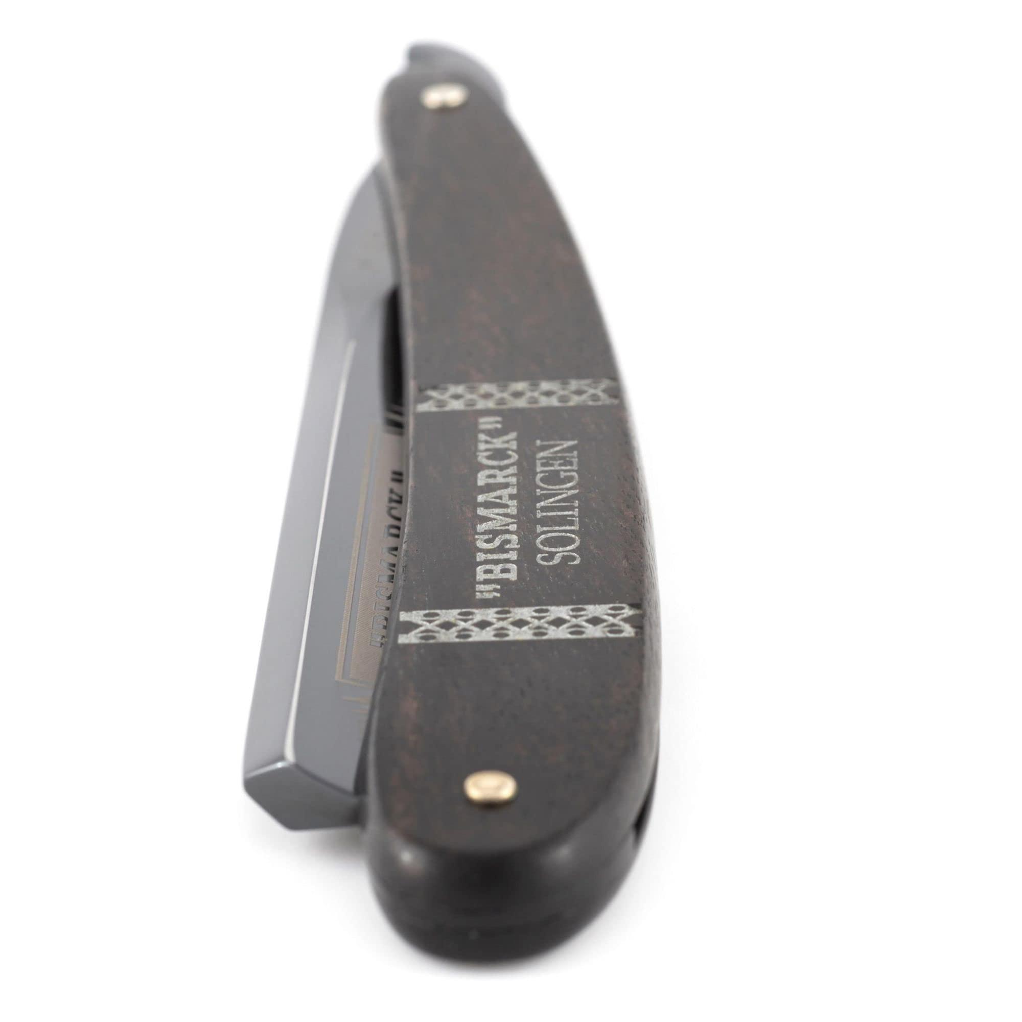DOVO Dovo Straight Razor, Ebony, Shave Ready with Silver, 6/8, 1 ct.