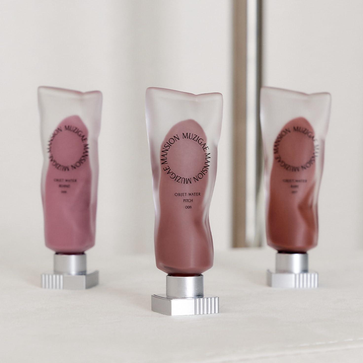 MUZIGAE MANSION MUZIGAE MANSION Objet Water Lip Stain Matte Lipstick (Watery to Blurry Tint), Long-Lasting, Hydrating, Waterproof Wear K-Beauty Liquid Lipstick for Women, Bold Red Tinted Gloss (003 POSH)