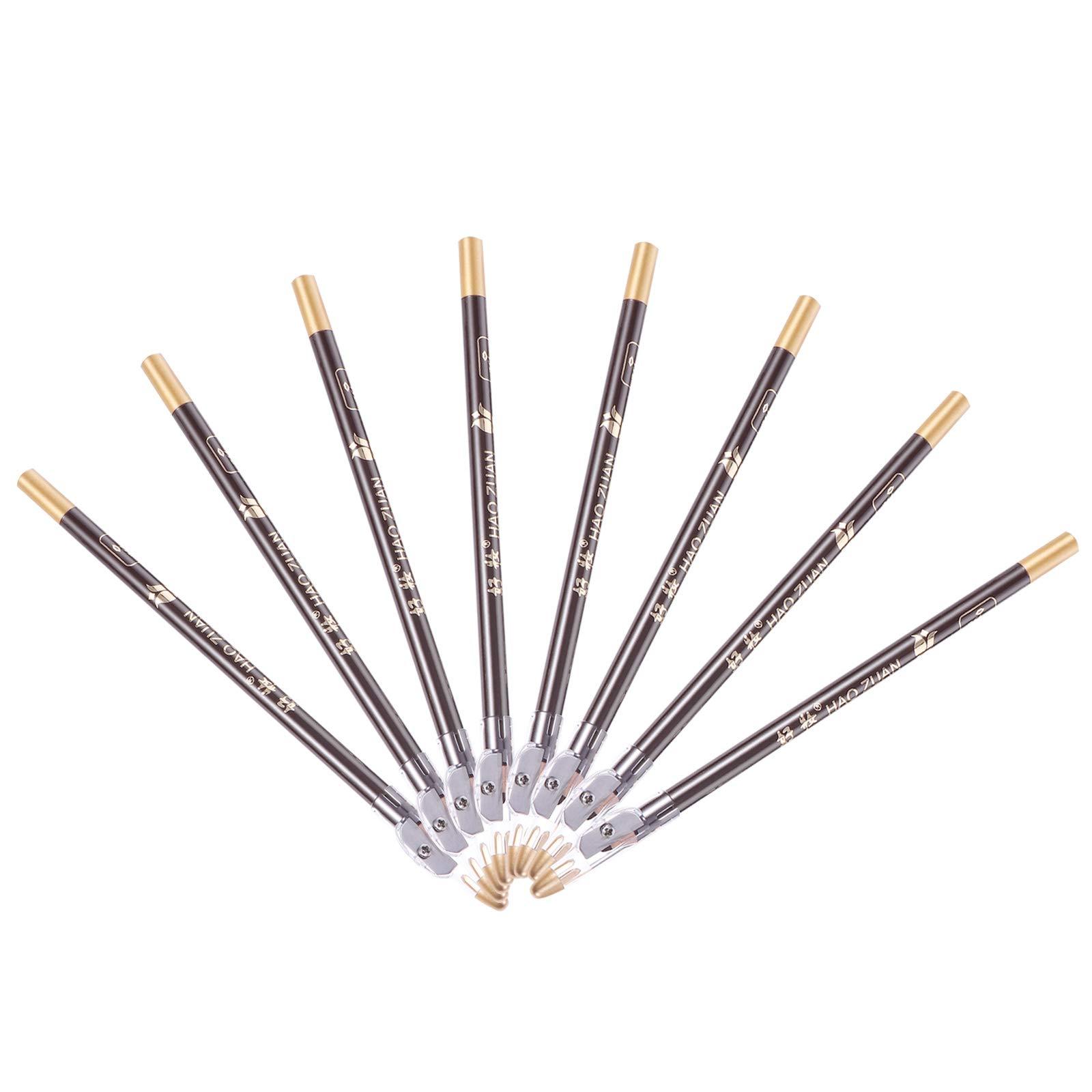 SOLUSTRE 8pcs Pencil Sharpener Eyebrow Pencil Eyebrow Liner Makeup Eyebrow Pencils Eyebrow Makeup Gadgets Eyebrow Pen Pencil Beauty Cosmetic Tool Wooden Miss Makeup Pen Make up