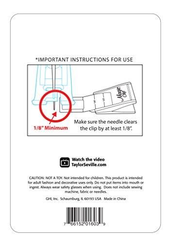 Taylor Seville Originals Taylor Seville Originals Small Magic Clip Sewing and Quilting Clips 6 Piece Set - Quilting Supplies and Notions - Sewing Accessories and Supplies