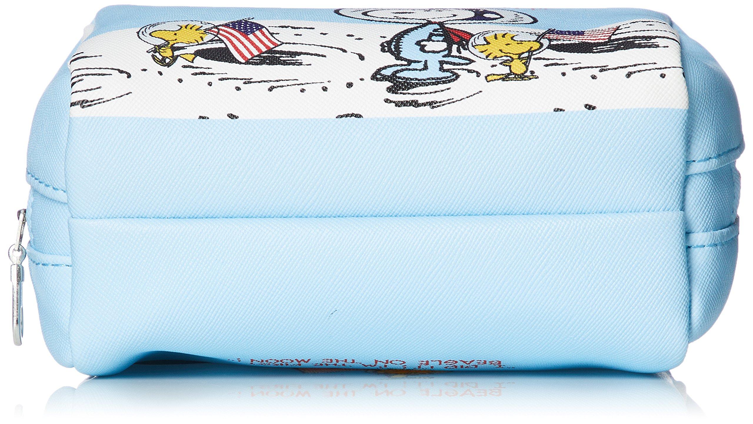 Snoopy SNOOPY() Women Knarts Mini Pouch, Astro USA Flag (SPN-140)