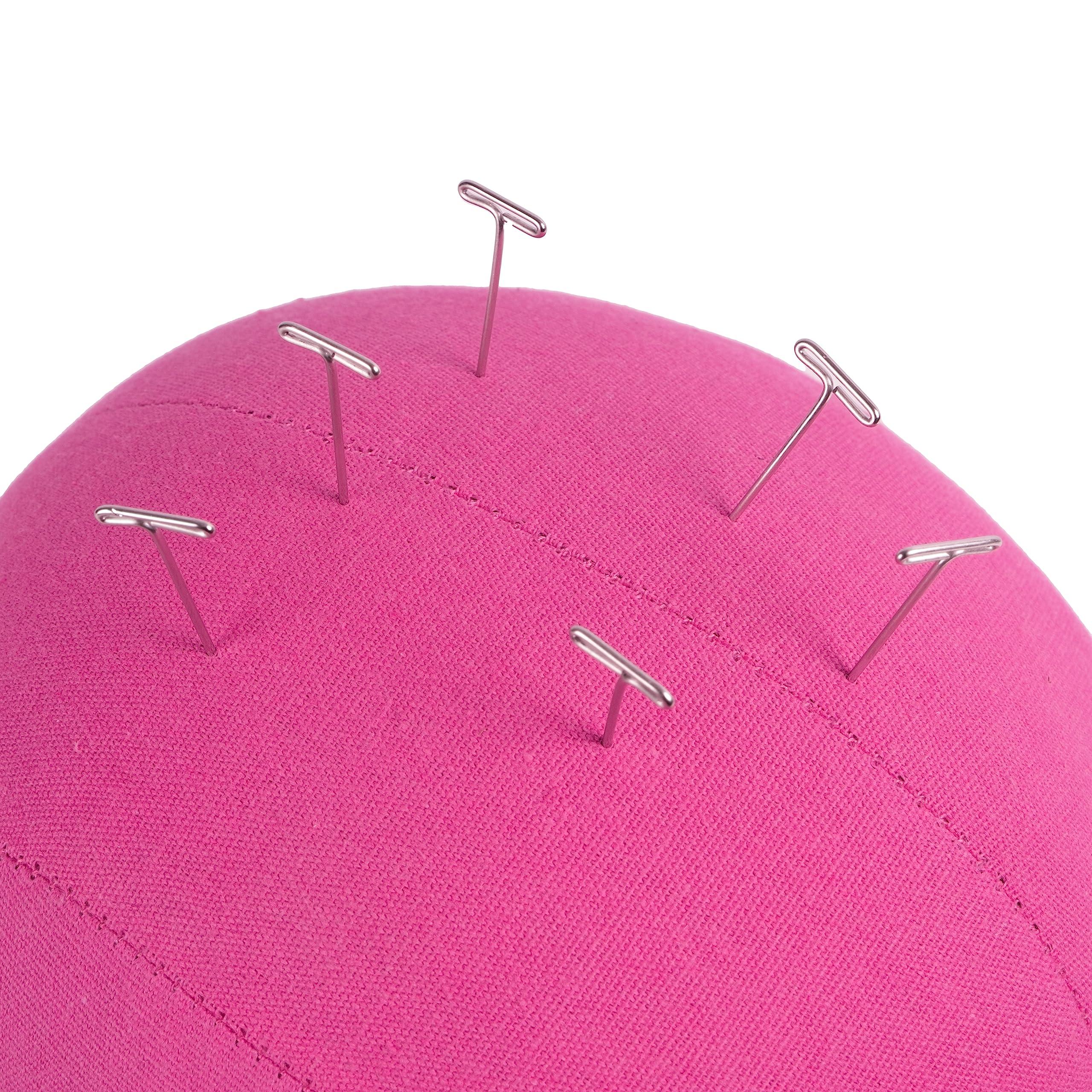 GEXWORLDWIDE GEX 20\"-24\" Canvas Cork Wig Block Mannequin Head for Wig Making Drying Styling Display with Table C Clamp Stand Holder (Rosy 20\")