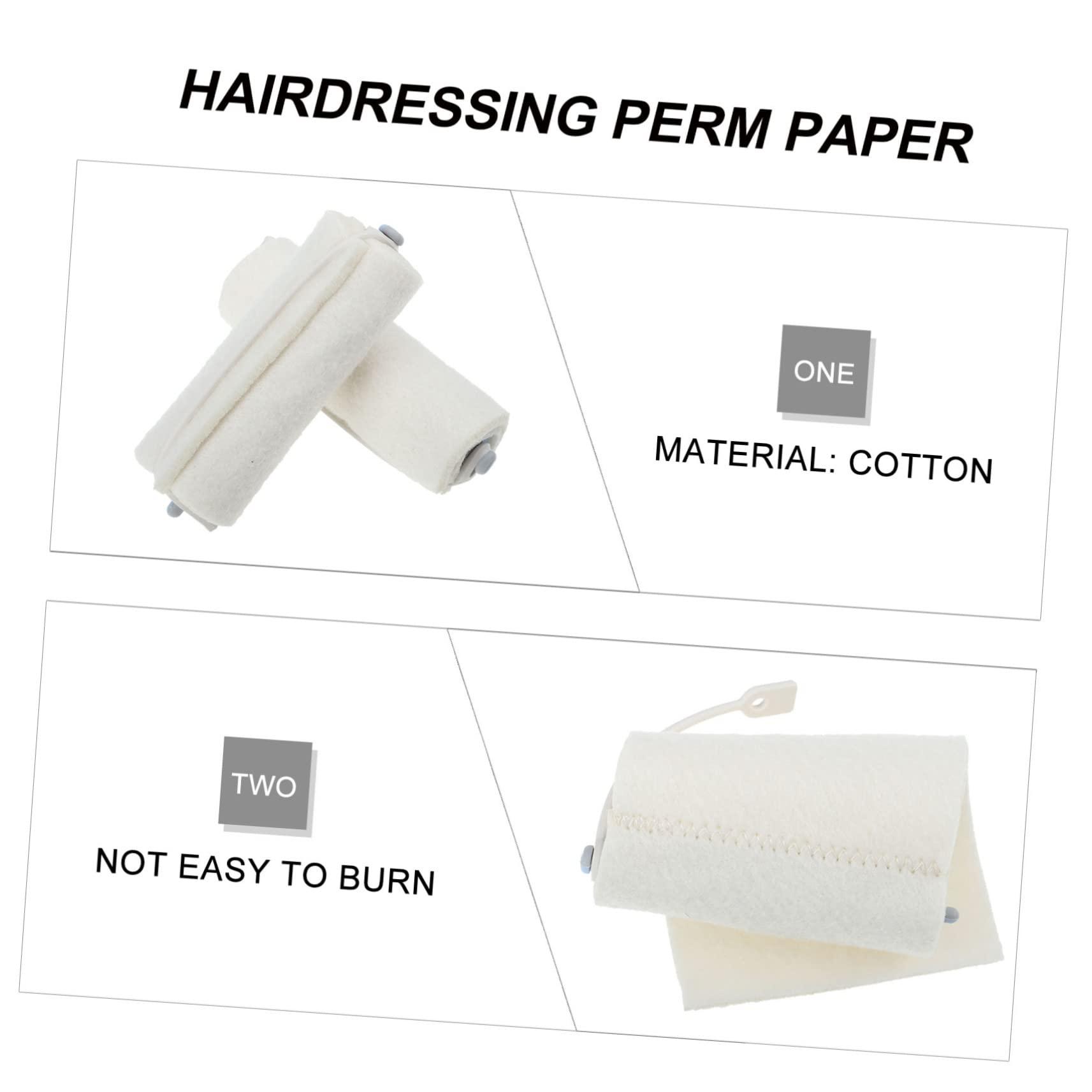 TOVINANNA TOVINANNA Hair Rollers Curling s Cotton Coils Kit 12 Perm Papers for Hair Perm Rods Heat Resistant Damage