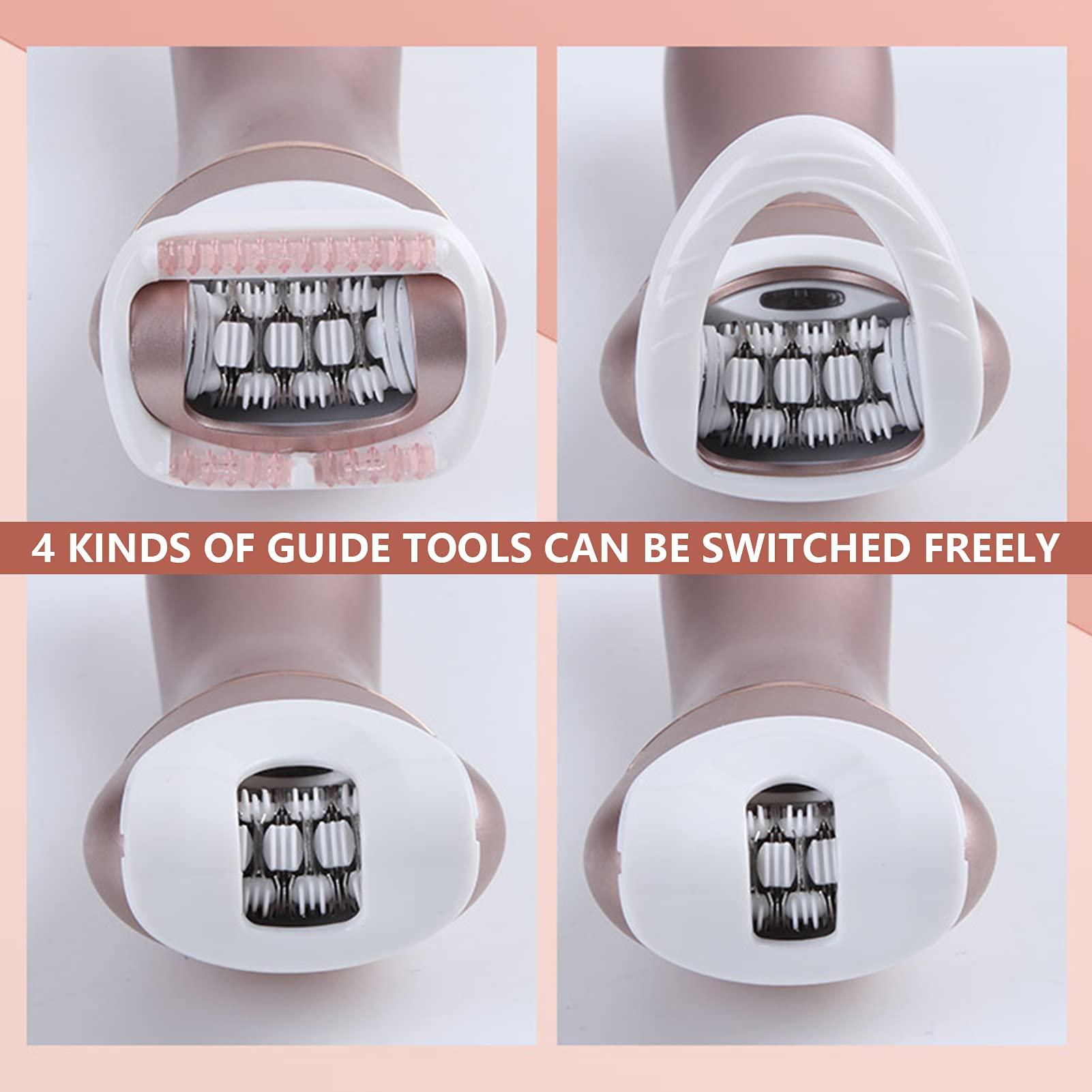 Brrnoo IPX6 Waterproof Electric Hair Remover Epilator Wet Dry Dual Use Hair Removal Machine