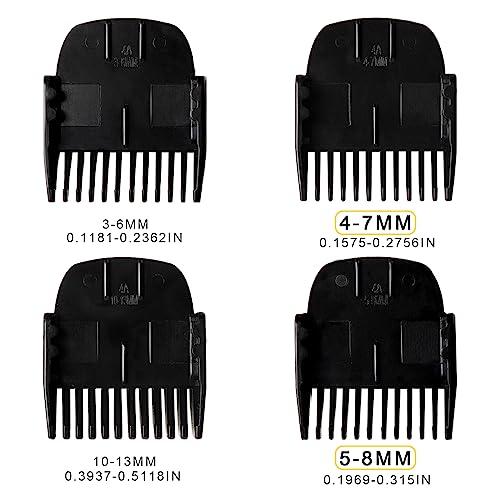 CR8GR8 CR8GR8 4 Professional Hair Clipper Guards Cutting Guides Fits for Manscaper 4.0 with Organizer, Fit for The Lawn Mower 4.0 Clipper Combs Replacement - 1/8\" to 1/2\" inch