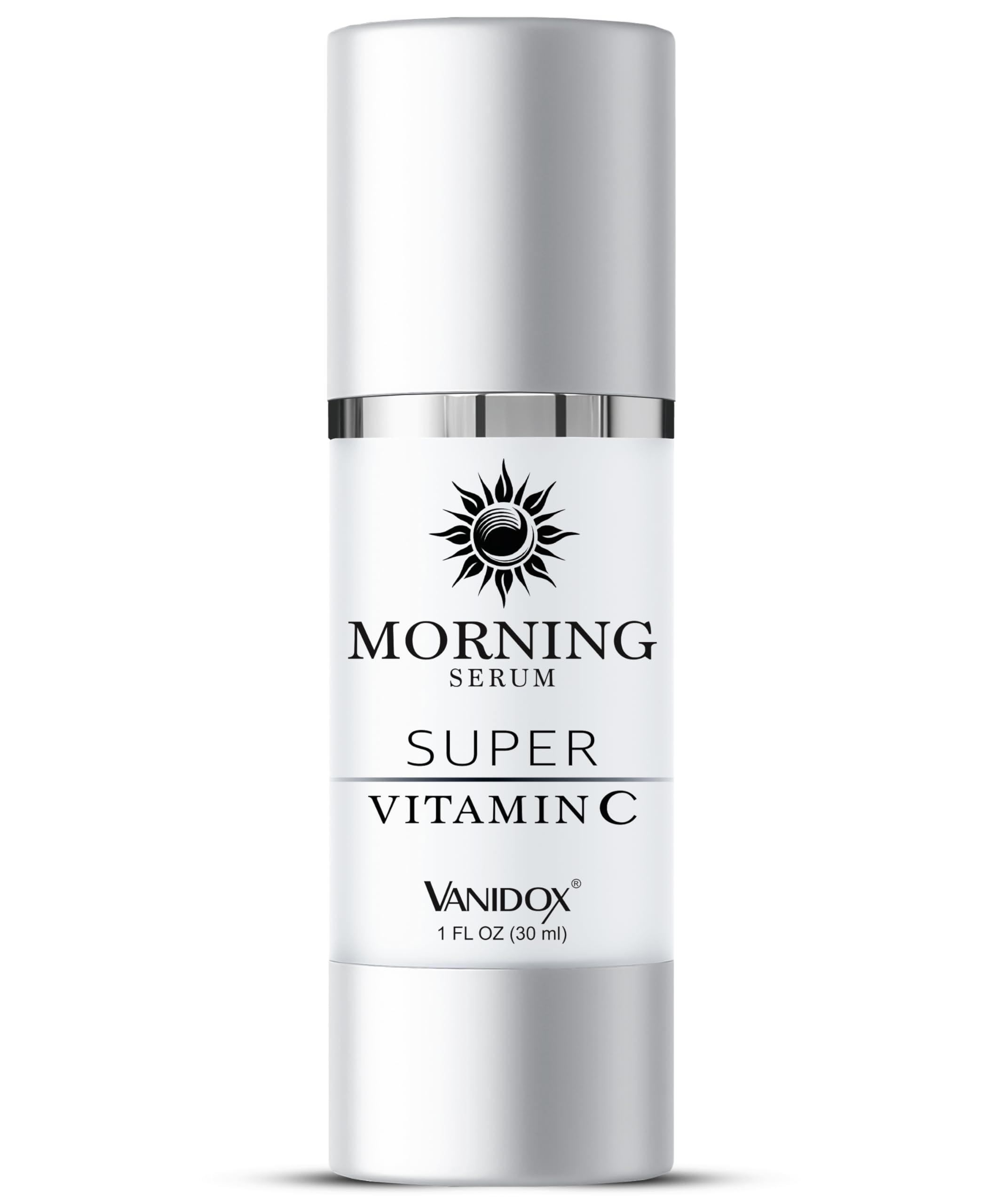 VANIDOX VANIDOX Super C Serum for Women Over 70, All-In-One Formula, Made in USA, Hydrates, Firms, Lifts, and Targets Wrinkles, Age Spots, and Fine Lines, Vitamin C Serum (1fl oz)