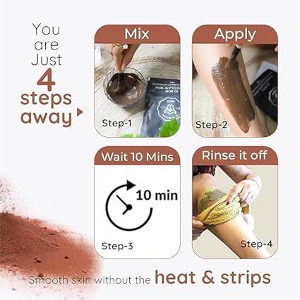 Generic Chocolate Hair Removal Powder - 10 Min Full Body Wax for Women, waxing powder for hair removal, waxing powder for body hair, waxing powder for facial hair(pack of 1) 100gm