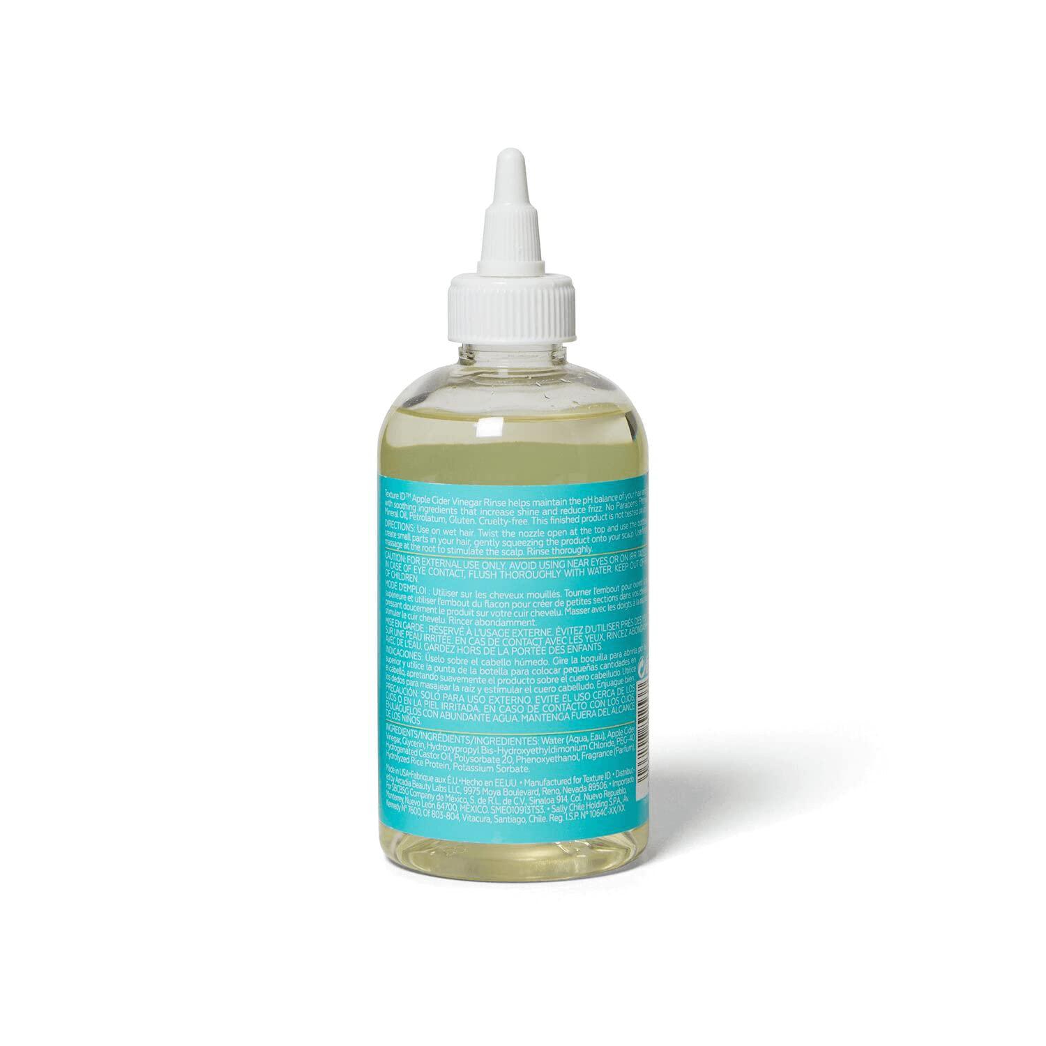 Texture ID Texture ID Apple Cider Vinegar Rinse, Helps Maintain the pH Balance of Hair, Increases Shine, Reduces Frizz, Paraben Free, Cruelty-free,