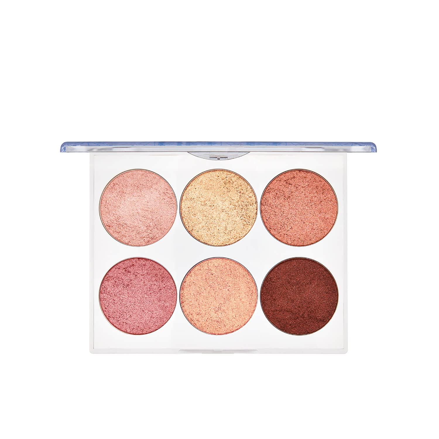 FLOWER BEAUTY FLOWER BEAUTY By Drew Barrymore Jungle Lights Eyeshadow Palette - Blendable + Creamy Powder - Buildable - No Fall-Out - Six Shades (Jungle Lights)