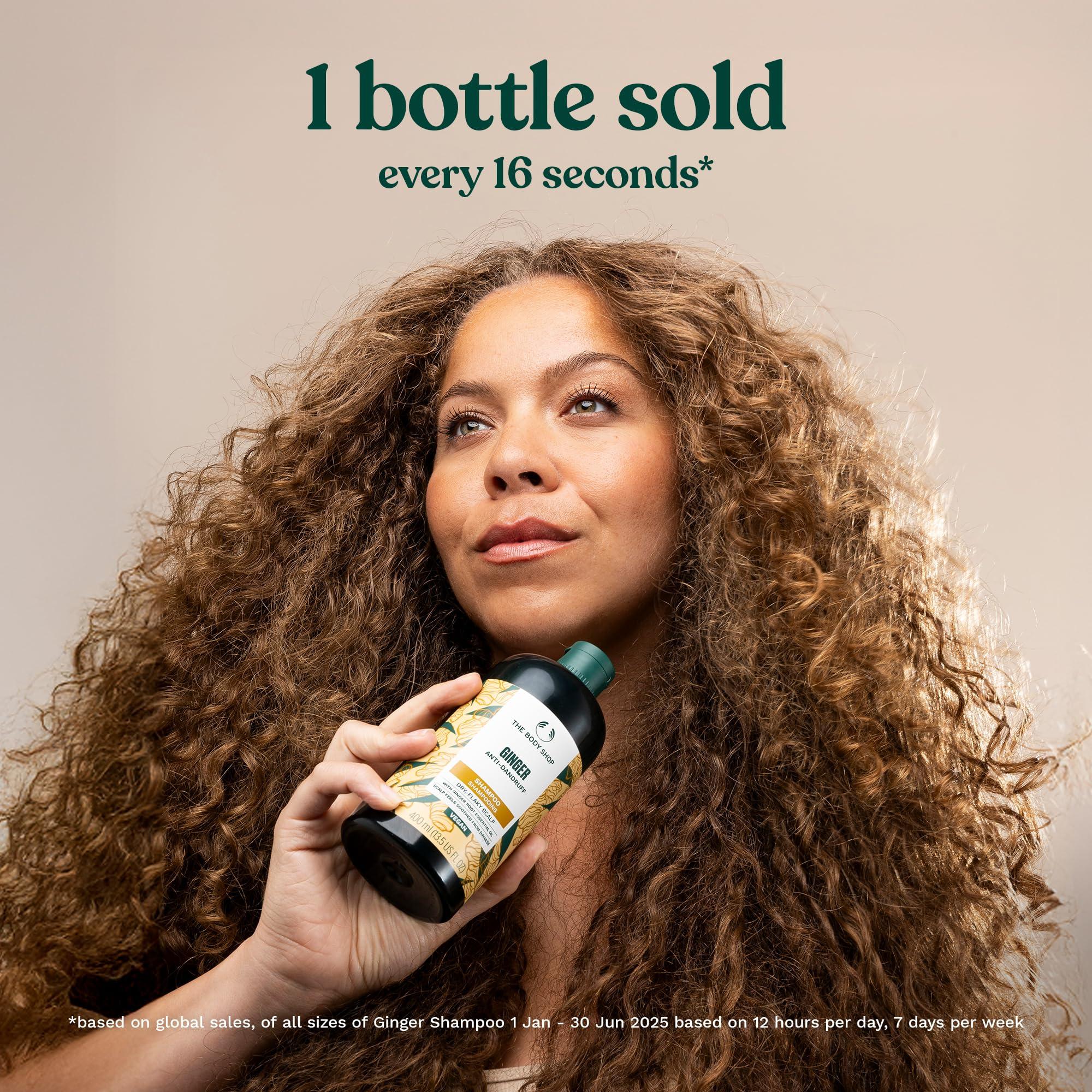 The Body Shop The Body Shop Ginger Scalp Care Shampoo – For Dry, Flaky Scalp – With Vegan Silk Protein – 250ml