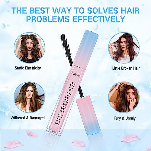 FUNAN FUNAN Hair Finishing Stick, Flyaway Feel Stick Hair, Small Broken Hairs Finishing Cream, Non-Greasy and Non-Sticky (1 Pack)