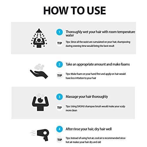 DASHU DASHU Daily Anti-Hair Loss Scalp Shampoo 33.8fl oz - Herbal Premium Shampoo, Repairs Hair Follicles, Prevent Hair Loss with Silk Ingredients