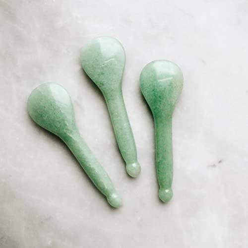 Mount Lai Mount Lai - The Jade Acupressure Gua Sha Spoon | Gua Sha to Release Facial + Jaw Tension Through Acupressure