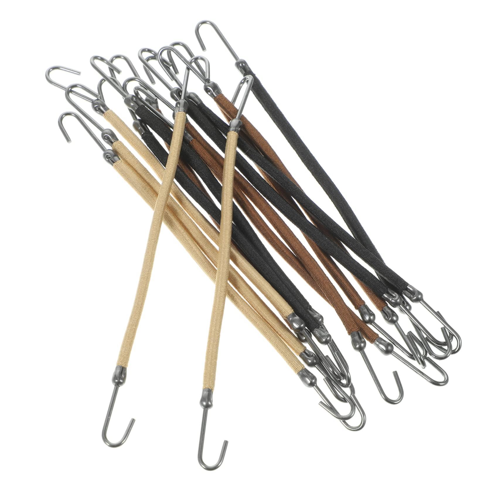 Abaodam Abaodam 75 Pcs Hair Tie Ponytail Holders Hook Ponytail Holders Tie Hair Hook Styling Ponytail Holder Hair Bungee Hair Styling Accessories Ponytail Holders Cord Metal Bride Bulk Headgear