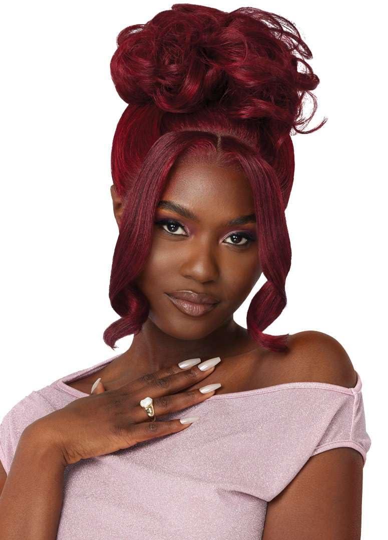 Outre Outre Lace Front Wig - Perfect Hair Line 13X4 - Swoop Series - Swoop 6 (GINGER SPICE)