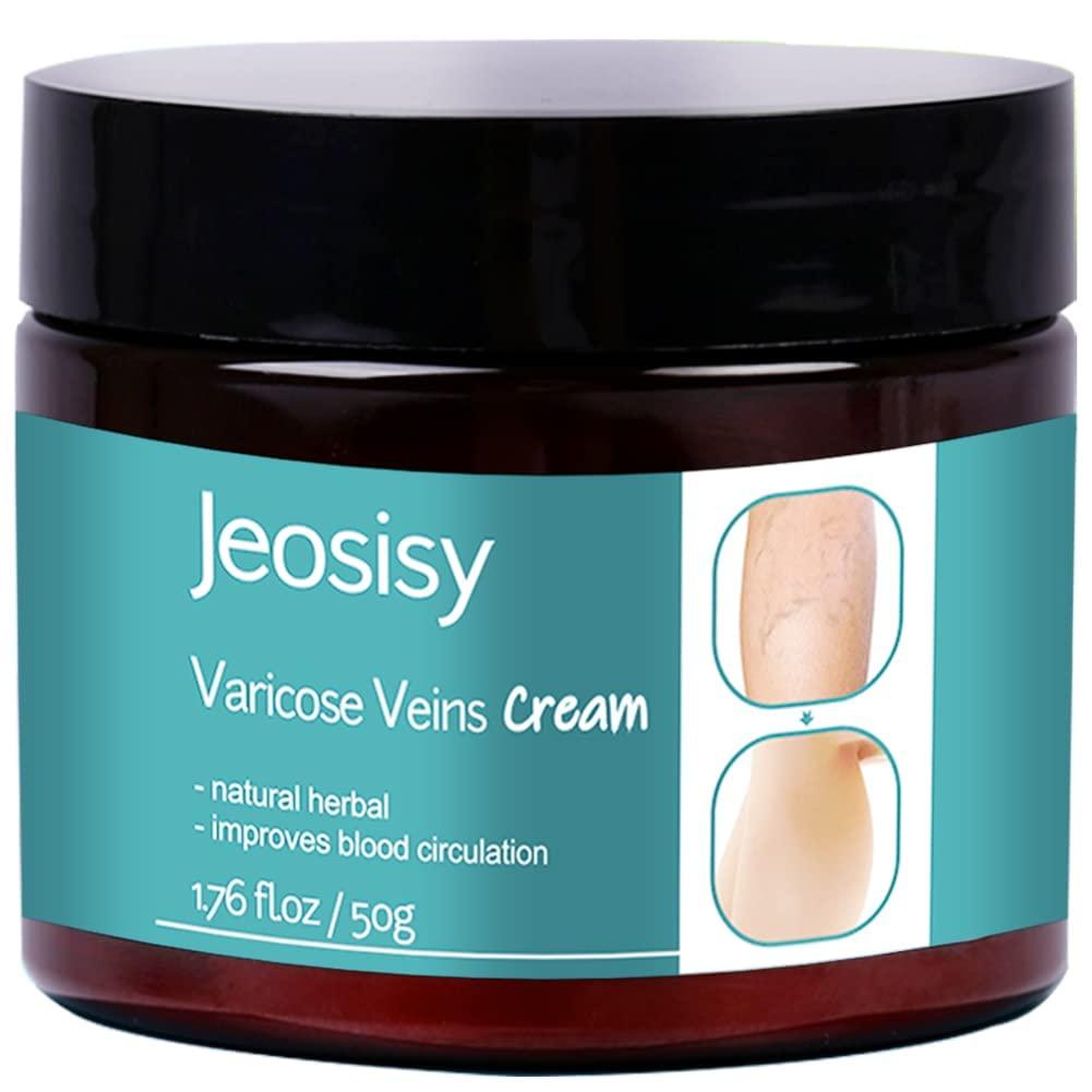 jeosisy jeosisy Varicose Vein Cream for Legs - Varicose Veins Cream, Varicose & Spider Veins Soothing Leg Cream for Women Men