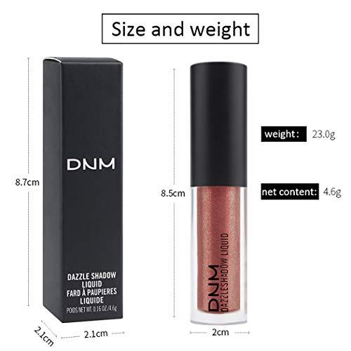 Edanta Edanta Glitter Eyeshadow Metallic Liquid Eyeshadows Waterproof Eye Shadow Long Lasting High Pigment Eyes Professional Makeup for Women and Girls Pack of 1 (Pink 5)