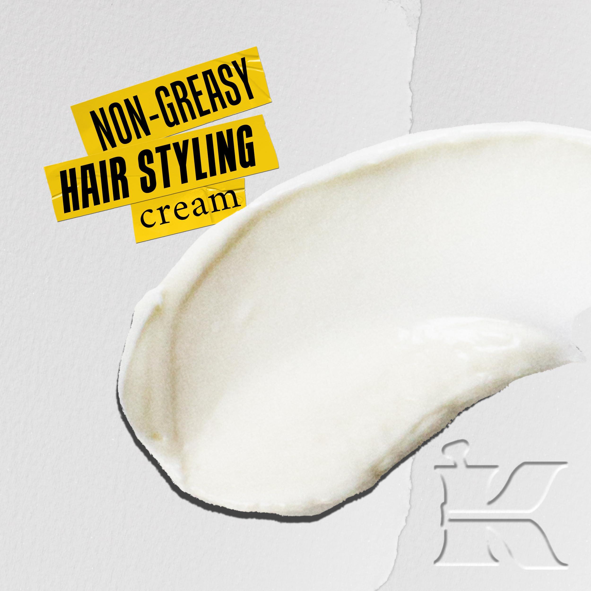 Kiehl's Kiehl\'s Crme with Silk Groom, Non-greasy Hair Styling Cream, Helps Moisturize & Smooth Hair, Adds Lustrous Shine, with Jojoba Oil, for All Hair Types - 6.8 fl oz