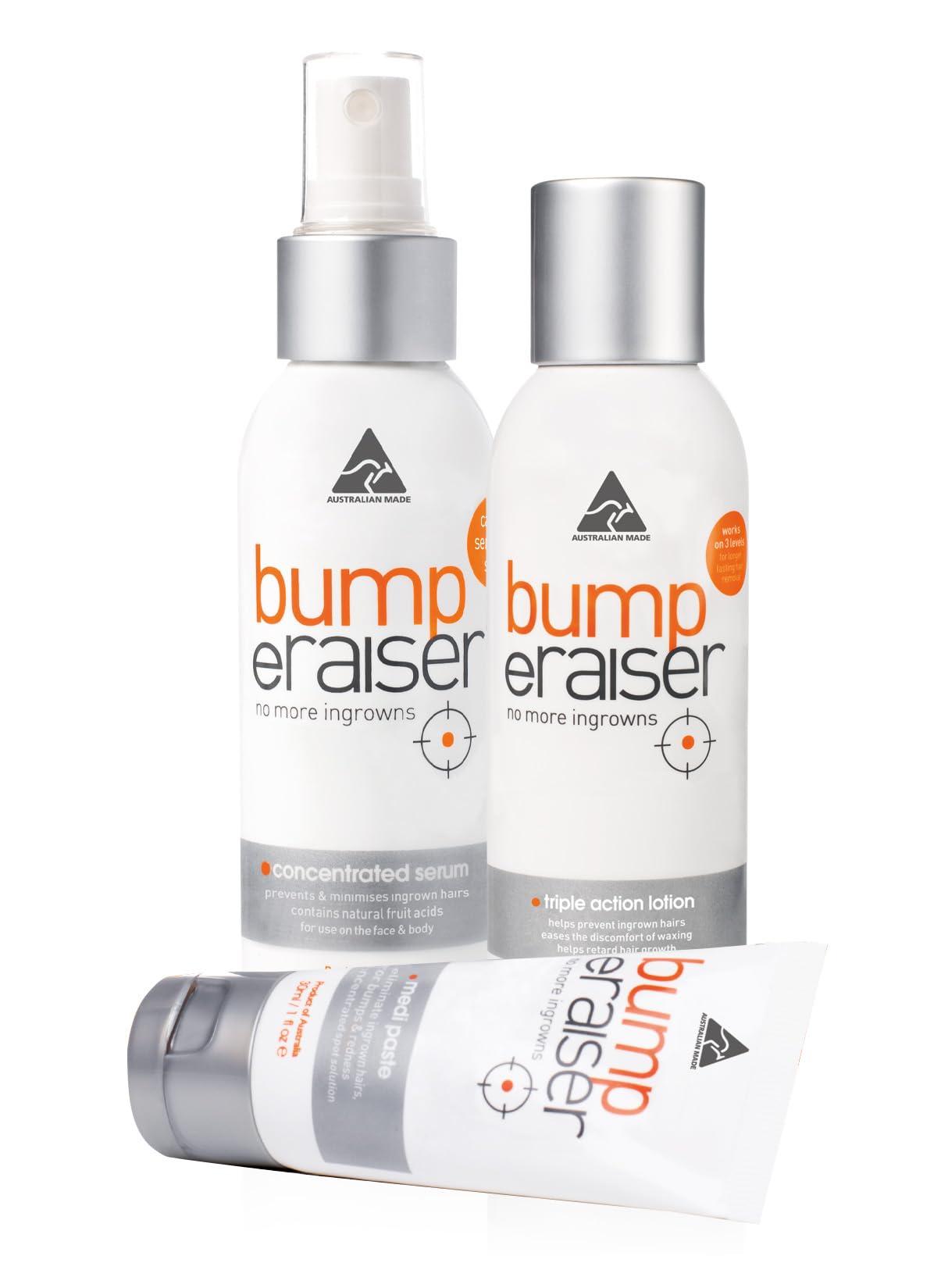 Bump eRaiser Bump Eraiser Concentrated Ingrown Hair Serum 4.2 fl oz for Ingrown Hair Treatment, Razor Burns and Razor Bumps
