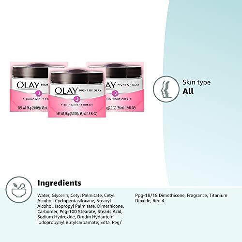 Olay Olay Firming Night Cream, 1.9 Fl Oz (Pack of 3)