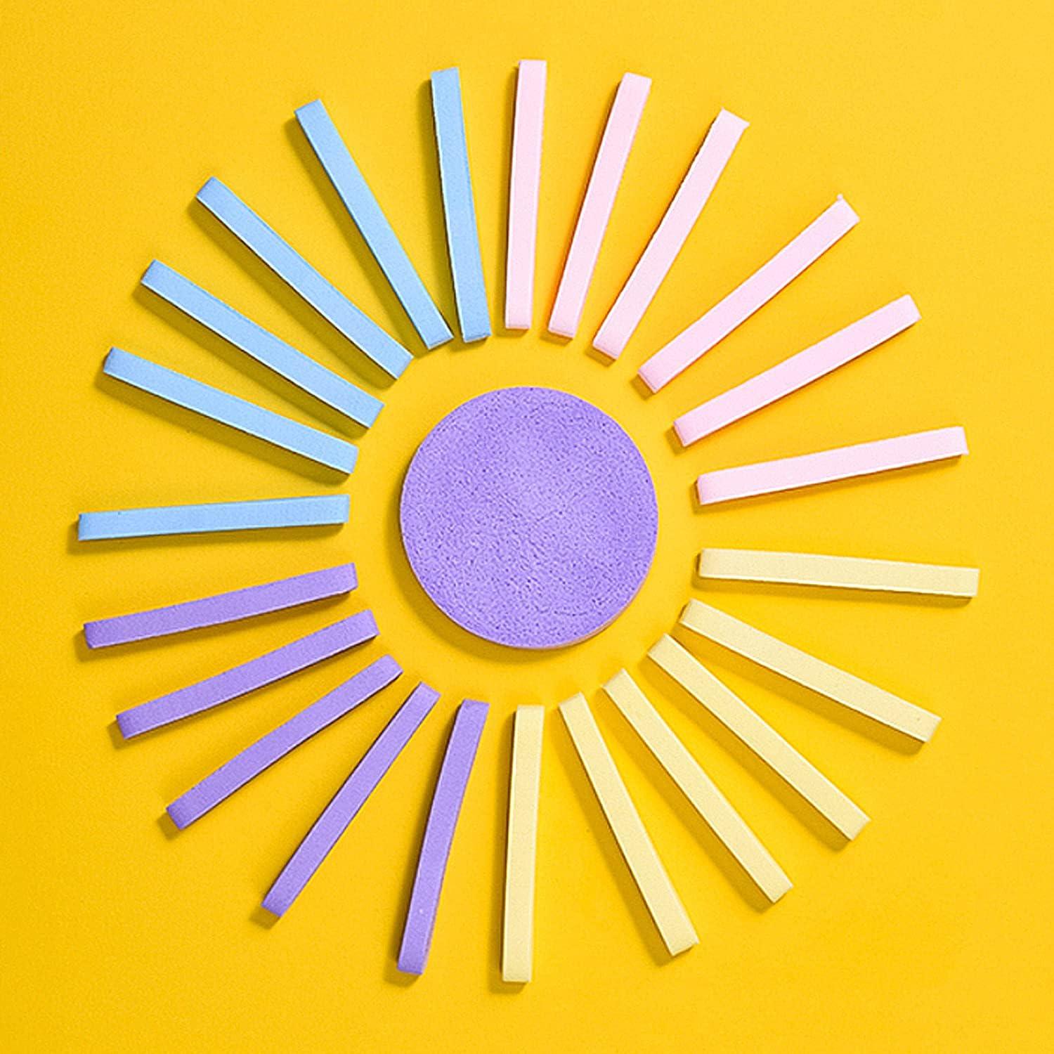 Haploon Haploon 144 Pcs Compressed Facial Sponge, Facial Compressed Facial Sponges Face Cleansing Sponge Pad Exfoliating Wash Makeup Removal for Women, Makeup Removal Sponge