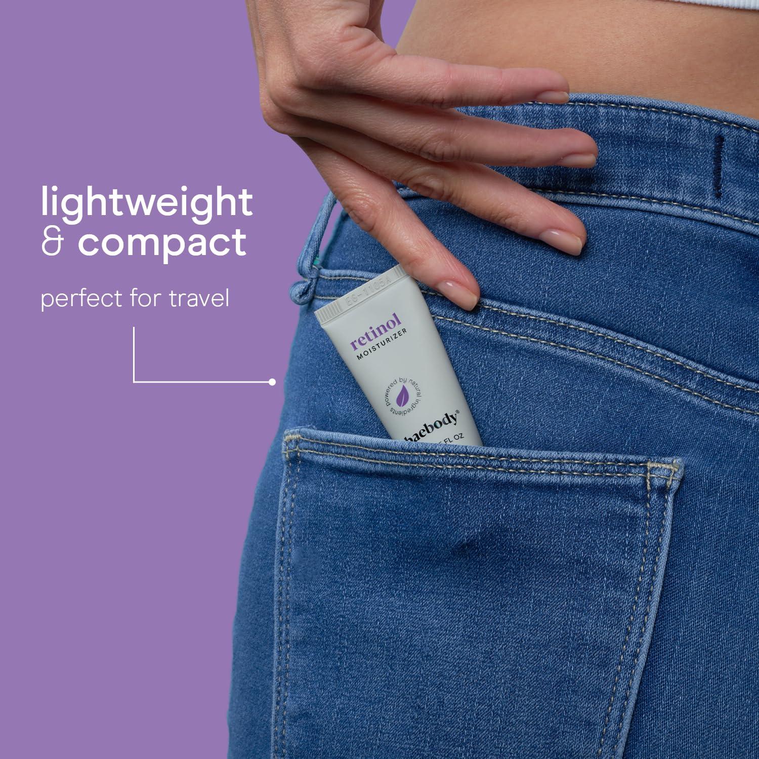 Baebody Baebody Made in USA Retinol Cream for Face - Anti Aging Face Cream for Fine Lines and Wrinkles - With Jojoba Oil & Vitamin E - Beauty Gifts for Women, Travel Size (15 ml/0.5 fl oz)