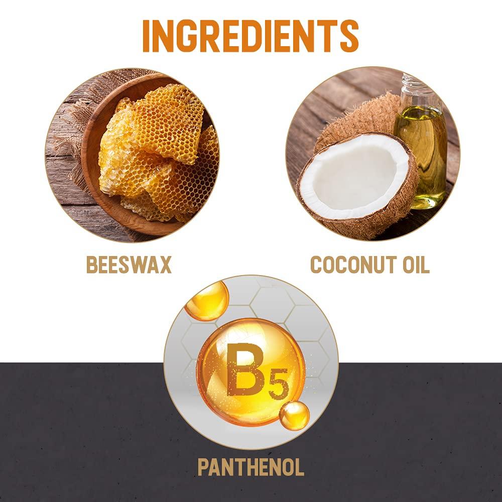 Woody's Woody\'s 2-in-1 Beard Balm, Facial Hair Conditioner and Style Wax, with Coconut Oil, Panthenol, and Natural Beeswax, 2 Oz