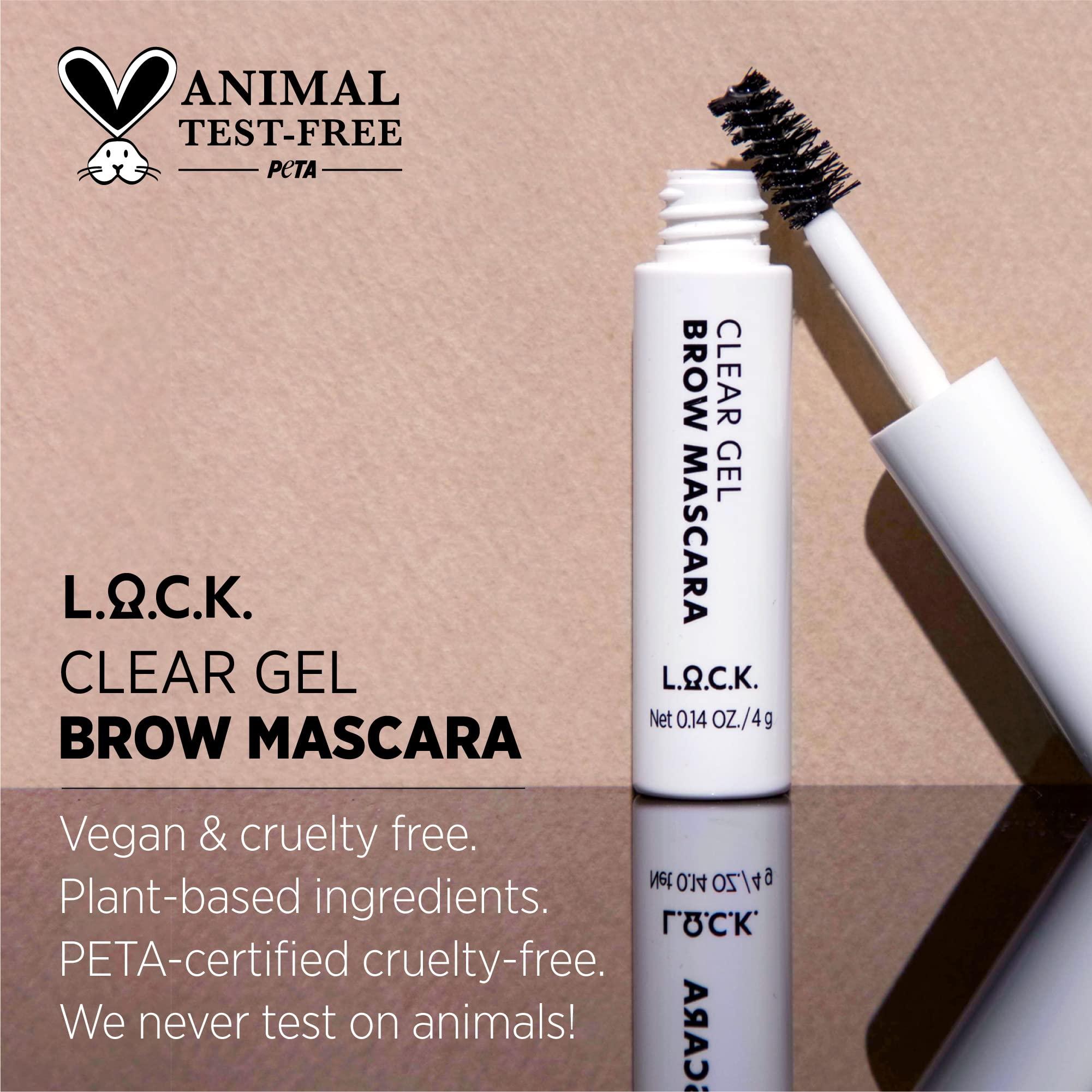 L.O.C.K. L.O.C.K. Clear Gel Brow Mascara 0.14 oz Eyebrow Gel