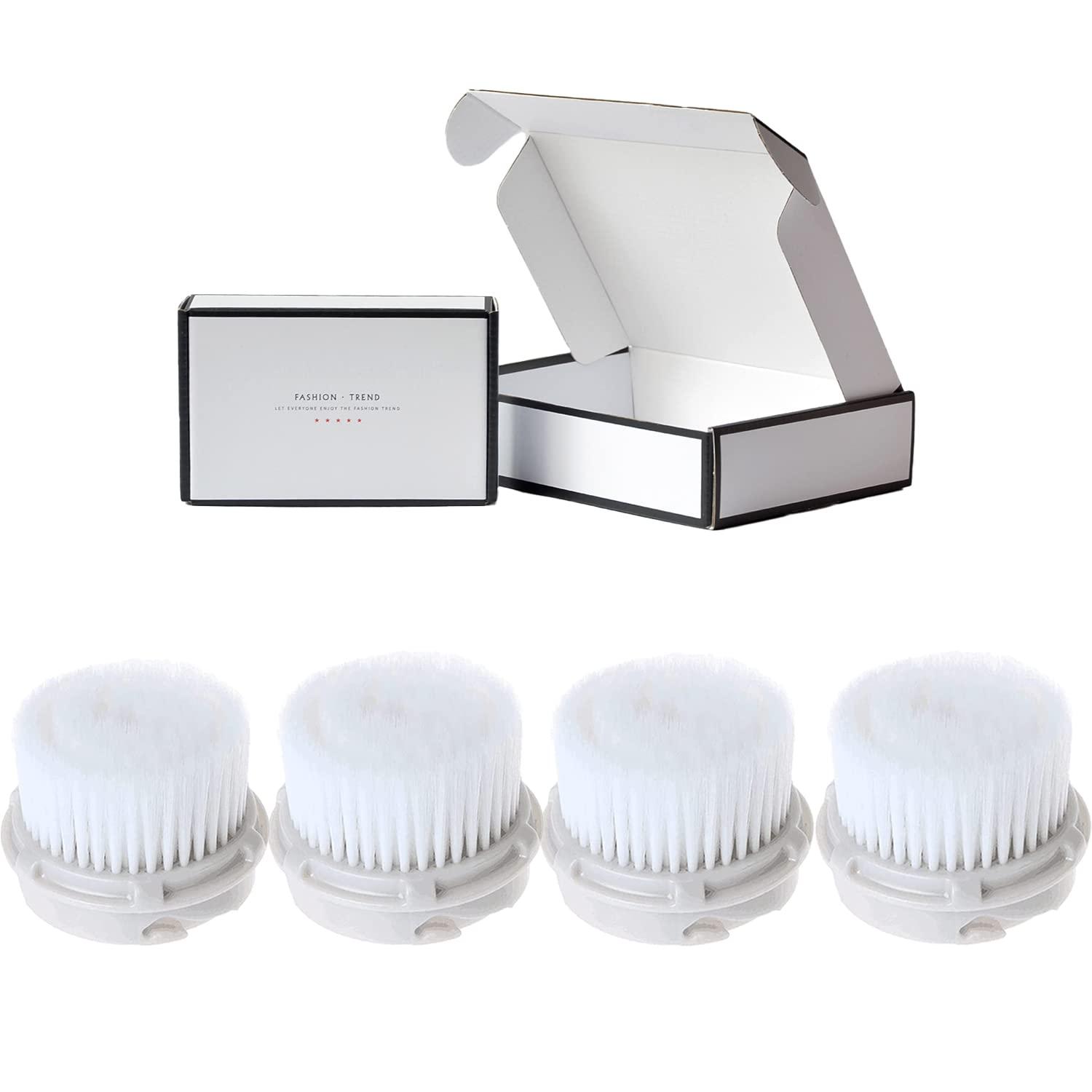 Yearonan Clarisonic Radiance Compatible Replacement Facial Brush Head, Deep Pore Cleansing Brush Head, Compatible with Mia 1, Mia 2, Mia Fit, Alpha Fit, Smart Profile Uplift and Alpha Fit X, 4 Pack
