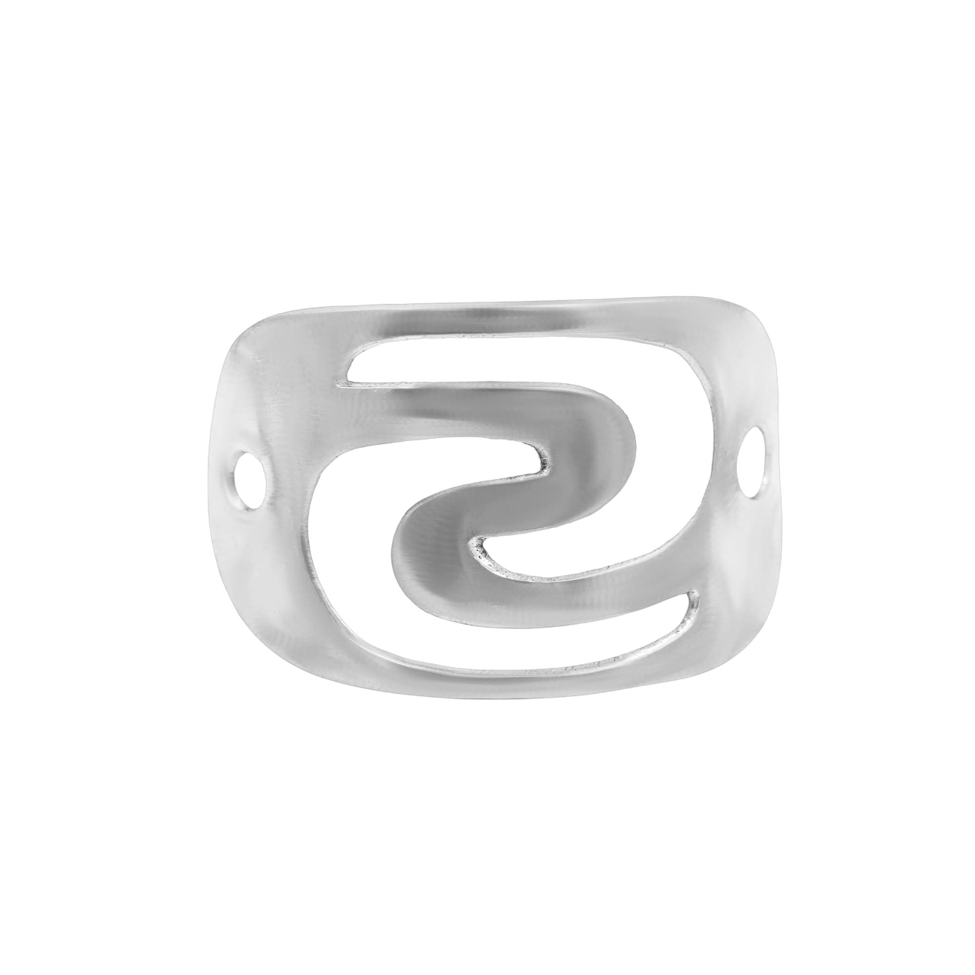 BEADS UNIVERSAL Long Hair Pin Bun Holder for Women Metal Fork Sticks Hair Pins for Buns French Clip Hair Cuff Hammered Stick Chopsticks Clip Pin (Size 2.75X1.75 Inch, Rose Gold Plated)