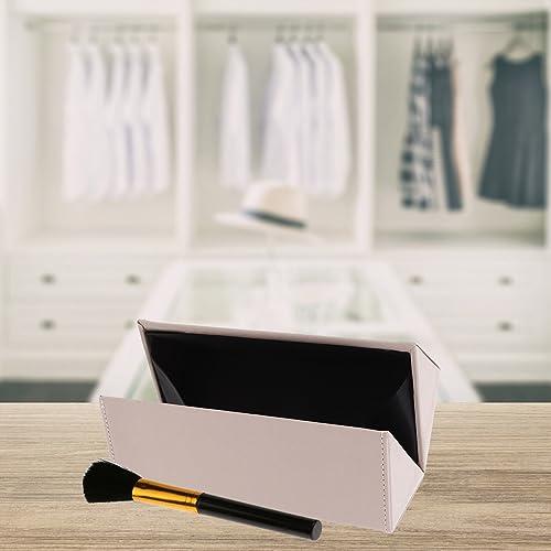 Beavorty Beavorty toiletry bags makeup bags cosmetic bag cosmetic pouch teen makeup bag makeup pouches for women magnetic makeup bag makeup pouch bag brush holder makeup brush small pu travel