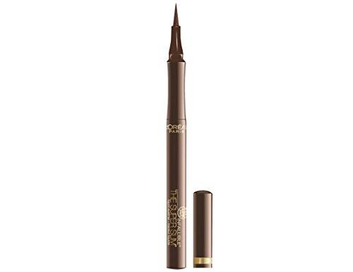 L'Oréal Paris L\'Oreal Paris Makeup Infallible Super Slim Long-Lasting Liquid Eyeliner, Ultra-Fine Felt Tip, Quick Drying Formula, Glides on Smoothly, Brown, 0.03 fl oz., 1 Count