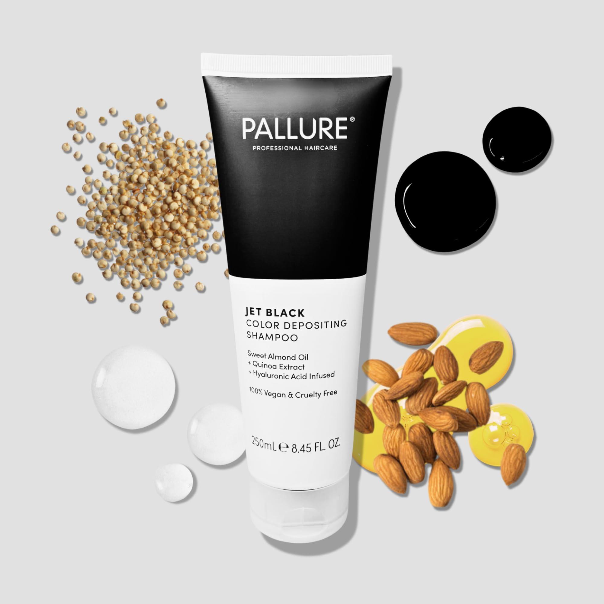 Pallure Pallure Jet Black Color Depositing Shampoo, 250 ml