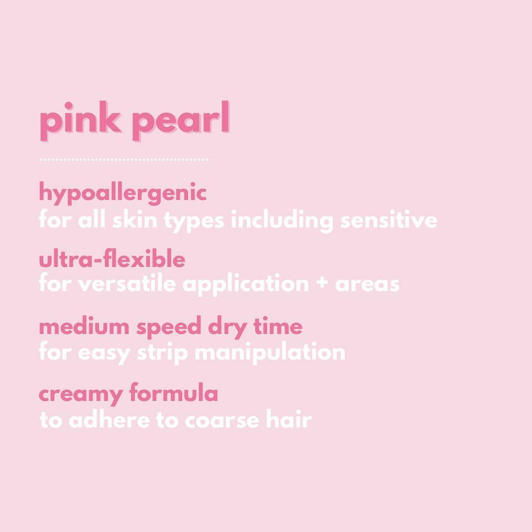 Wax Wax Wax Wax - Hard Wax Beads (5lb/2.267g) - Hypoallergenic & Natural Polymer - Perfect for Estheticians - Low Temperature, No Strips Required & Hair Growth Prevention. (Pink Pearl - Hypoallergenic)