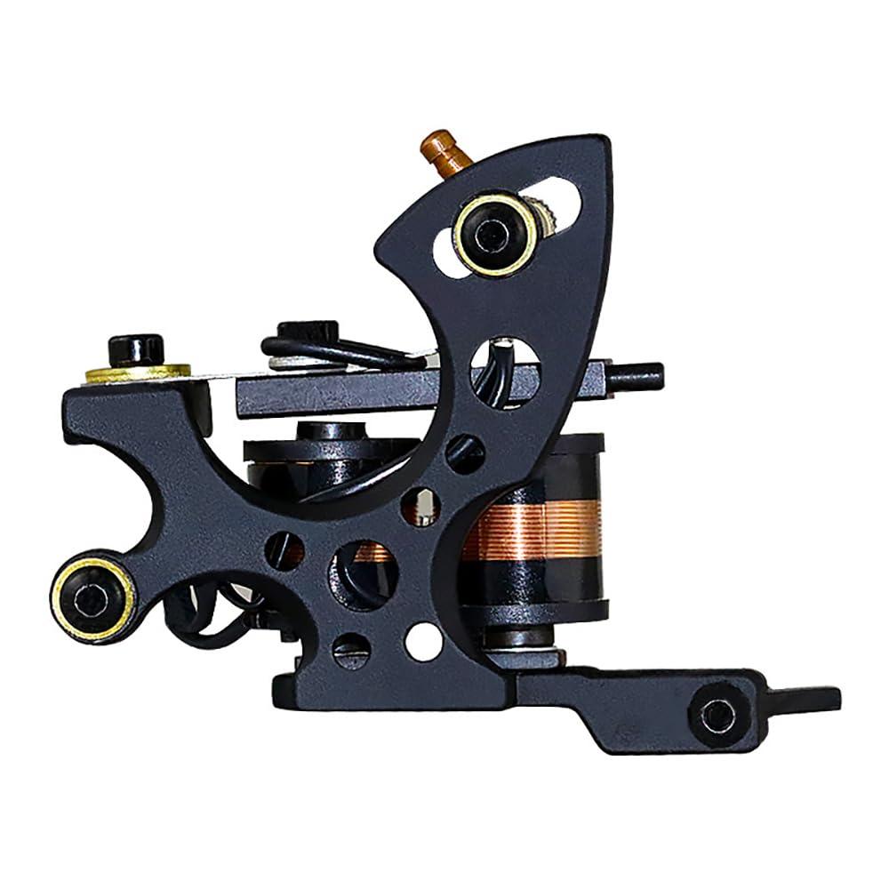 TTOOGO Coils Tattoo Machine for Beginners,Beginner-Friendly Coils Tattoo Machine: Master The Art of Tattooing with Precision And Ease,Black