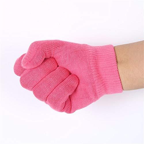 AnHua AnHua 1 Pair Gel SPA Moisturizing Gloves Soft Cotton Moisturizing Whitening Exfoliating Foot Mask Smooth Skin Care Dry Treatment (Rose)