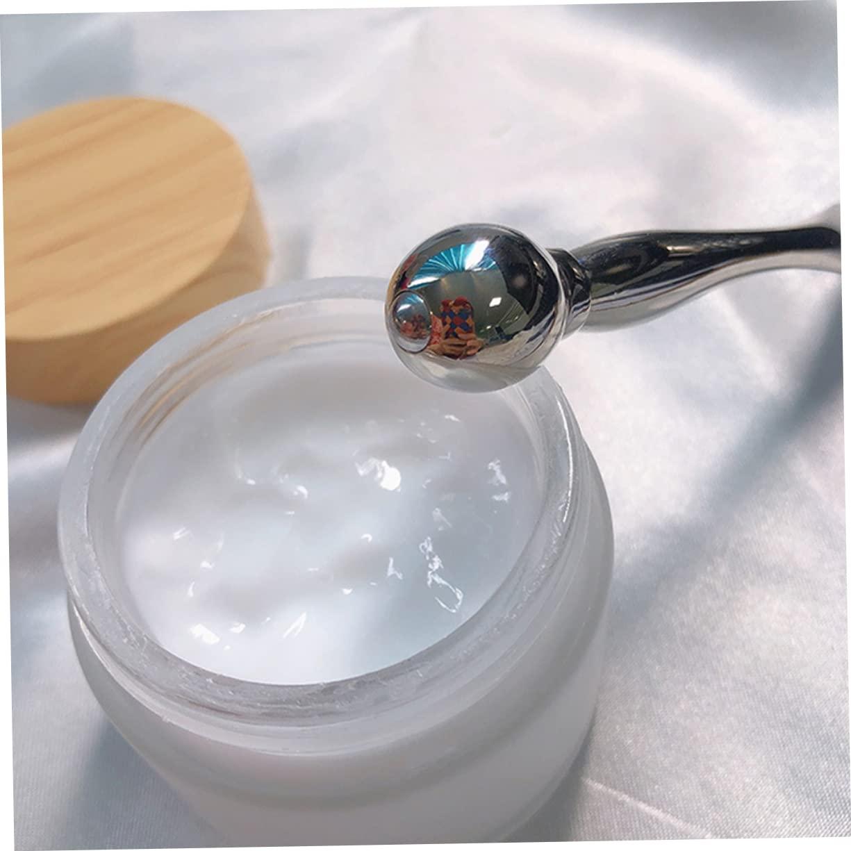 Angoily Angoily Eye Cream Applicator Wand Zinc Rotatable Eye Roller & Manual Mask Spoon for Eye Care and Facial Massage Color