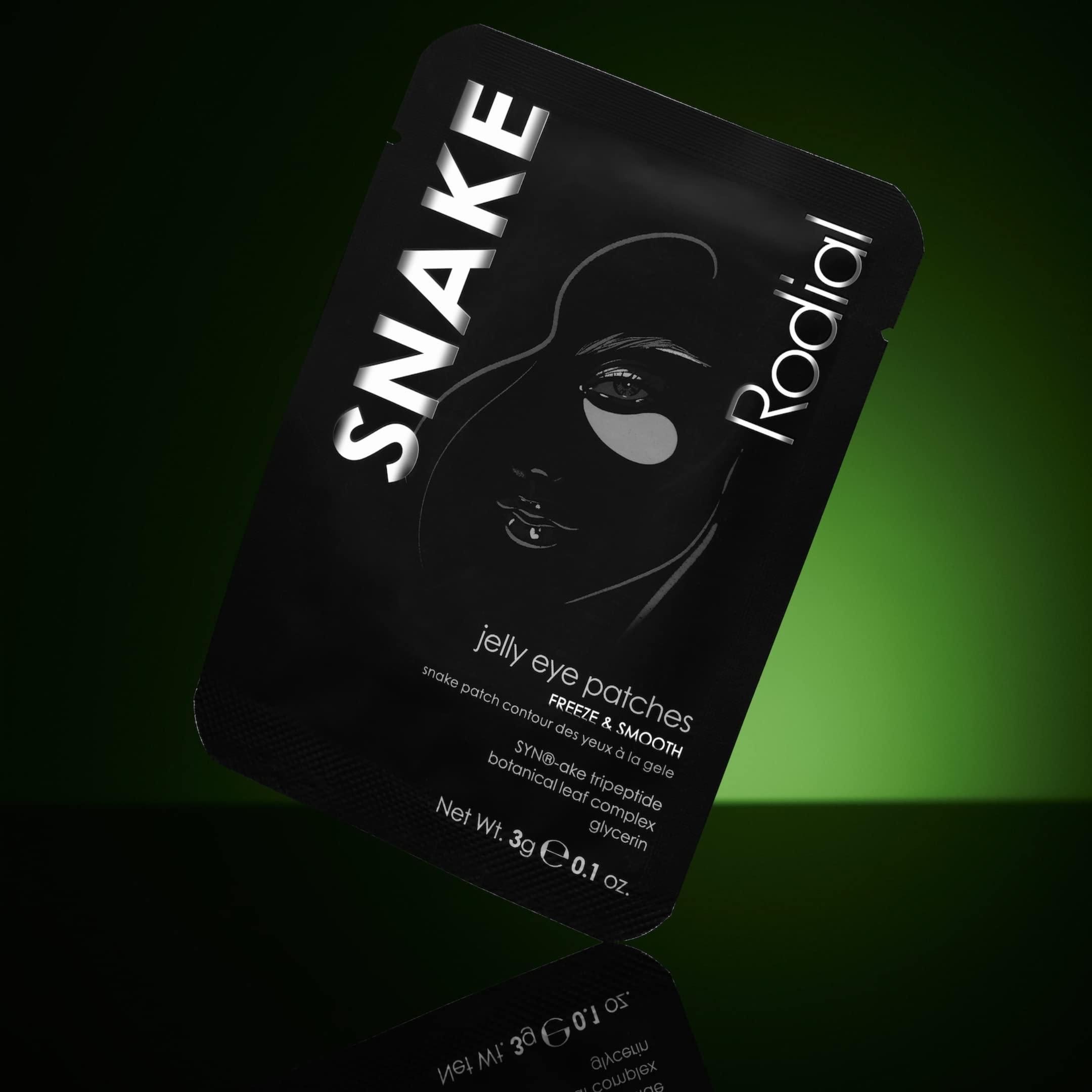 Rodial Rodial Snake Jelly Eye Patches (Box of 4 Sachets), Rejuvenate and Firm, Anti-Puffiness Formula for Under Eyes, Syn-ake Tripeptide for Firming and Smoothing Effect, Improving Skin Elasticity