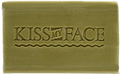 Kiss My Face Kiss My Face Bar Soap, Pure Olive Oil, (8 OZ, Pack of 6)
