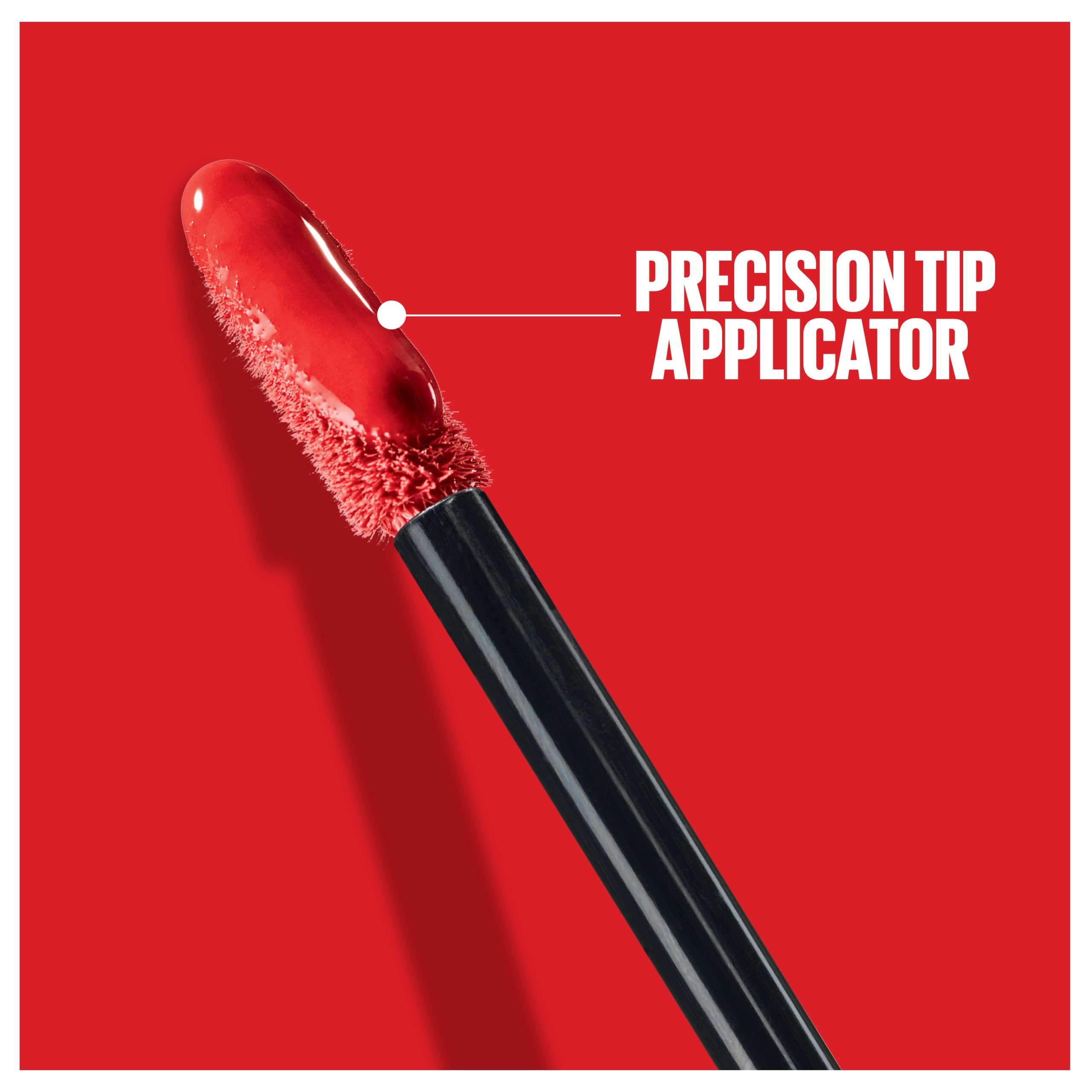 MAYBELLINE Maybelline Super Stay Vinyl Ink Liquid Lipstick + Lifter Gloss Makeup Bundle, Includes 1 Red Lipstick in Lippy and 1 Pink Lip Gloss in Opal