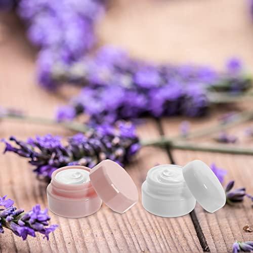 STOBOK STOBOK 12 Pcs Cream Box Body Butter Containers Travel Containers for Toiletries 3g Plastic Jars Makeup Sample Container Empty Sample Containers Lip Balm Jars Mini Travel Can Pp Filling