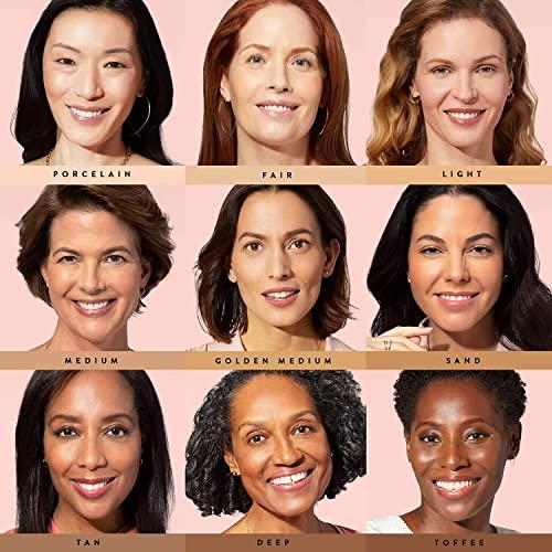 LAURA GELLER NEW YORK LAURA GELLER NEW YORK Baked Balance-N-Glow Illuminating Foundation - Deep - Buildable Sheer to Light Coverage - Satin Finish