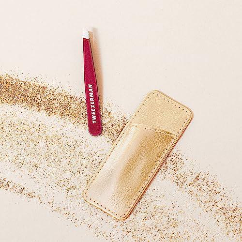 Tweezerman Tweezerman Celestial Fuchsia Mini Slant Tweezer with Case