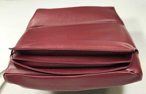 ZKZ Pedicure Chair Massage Bottom-Air Seat Cover Cushion Salon Spa (Burgundy)