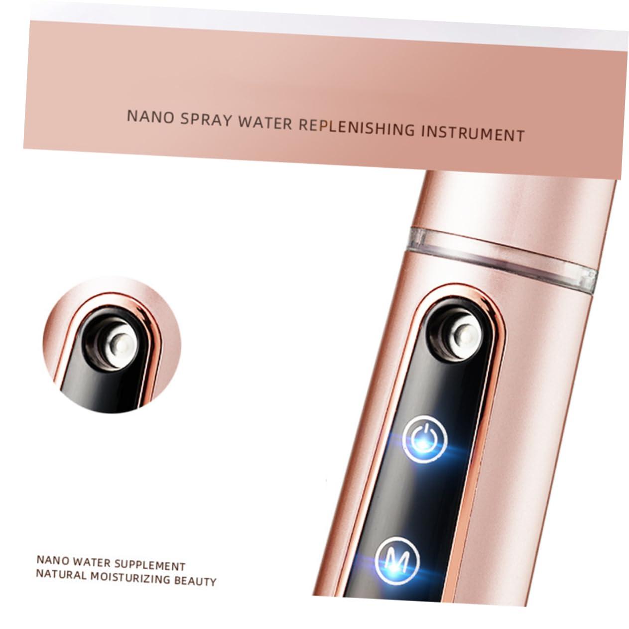 BIUDECO BIUDECO Steamer Nano Mist Sprayer Mini Face Spray Device Golden