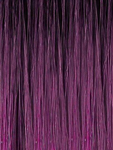 Amore Reign (Exclusive) Lace Front & Monofilament Synthetic Wig by Amore in Plumberry Jam-LR, Length: Medium