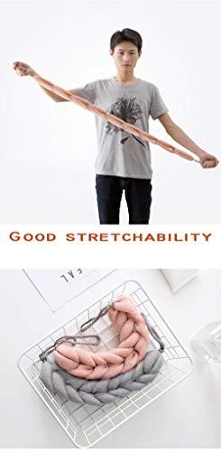 AARAINBOW AARainbow 4 Packs Long Stretch Back Sponge with Rope Handles Back Scrubber Bath Shower Mesh Sponge Exfoliating Body Scrub Stretch Braided Loofah for Men and Women(2 Gray+2 Green)