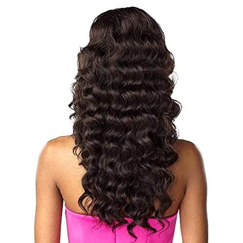 Sensationnel Sensationnel Instant weave half wig - 8 synthetic blendwig adjustable drawstring for seamless hair blending (4 MEDBROWN)
